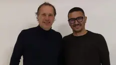 Riccardo Maspero insieme al presidente Nicola Bianchini