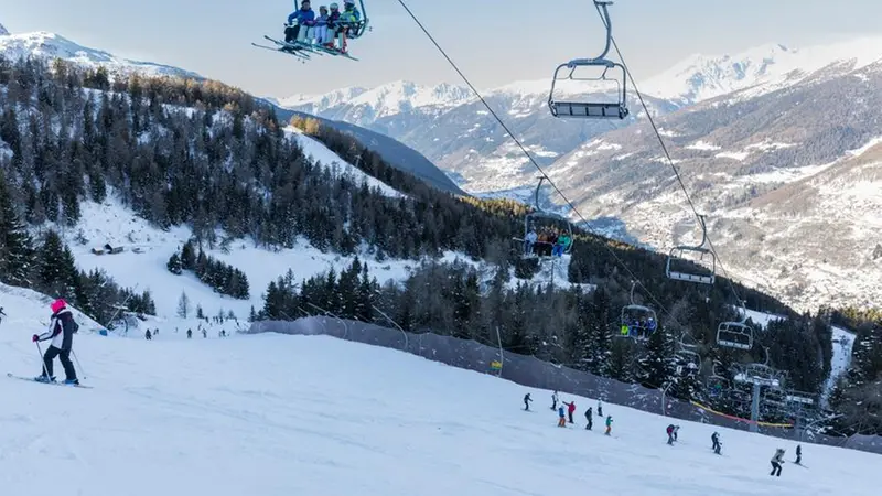 Le piste a Temù - Foto © www.giornaledibrescia.it