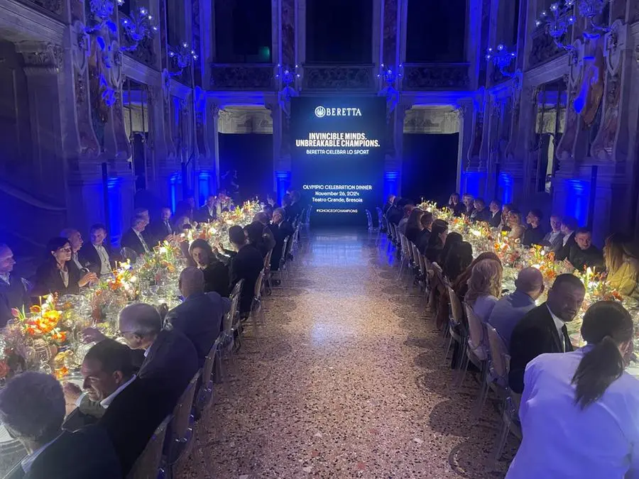 La Cena Olimpica di Beretta al Teatro Grande