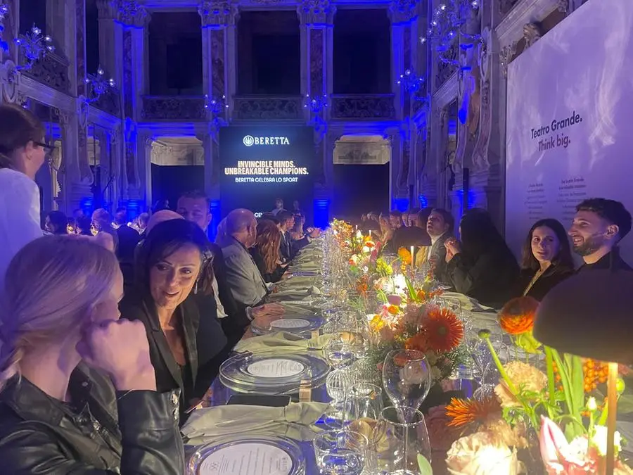 La Cena Olimpica di Beretta al Teatro Grande