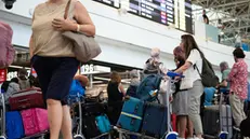 Adr: a Fiumicino oltre 160mila passeggeri al giorno. Fiumicino, 31 Luglio 2024. ANSA/TELENEWS