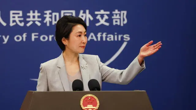 epa11704604 China’s Ministry of Foreign Affairs spokesperson, Mao Ning, during a press conference on the US elections, in Beijing, China, 06 November 2024. Voters across the US cast ballots 05 November for President of the United States in a tightly contested race between Republican presidential candidate Donald J. Trump and Democratic presidential candidate US Vice President Kamala Harris, as well as for candidates in Senate and Congressional races. EPA/WU HAO