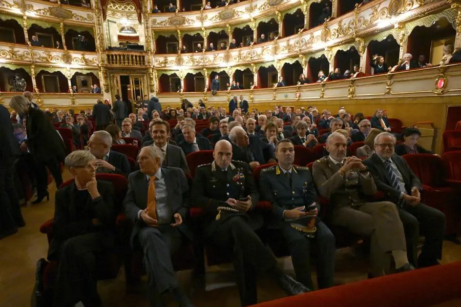 ECONOMIA BRESCIA TEATRO GRANDE OSCAR DEI BILANCI 2024 NELLA FOTO FASI DELLA MANIFESTAZIONI 28/11/2024 newreporter©favretto