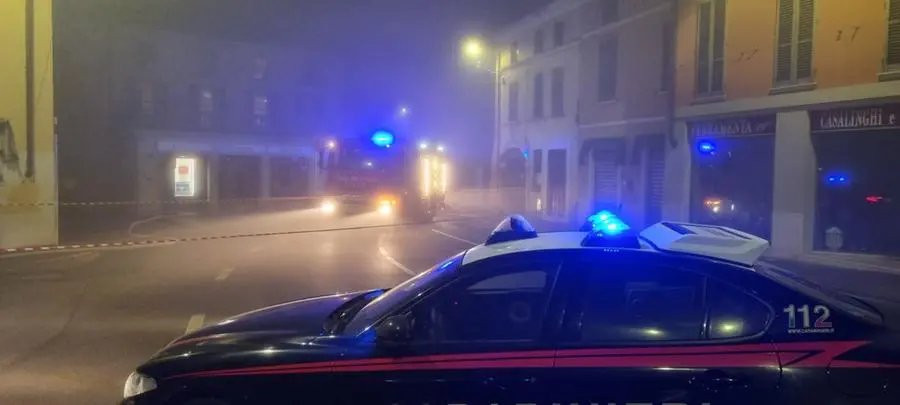 L'incendio si è propagato in una palazzina a Manerbio