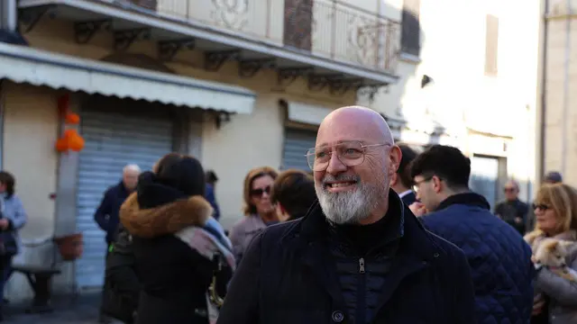 Elly Schlein e Stefano Bonaccini stamani a Gualdo Tadino in provincia di Perugia per tour elettorale in vista delle elezioni regionali.