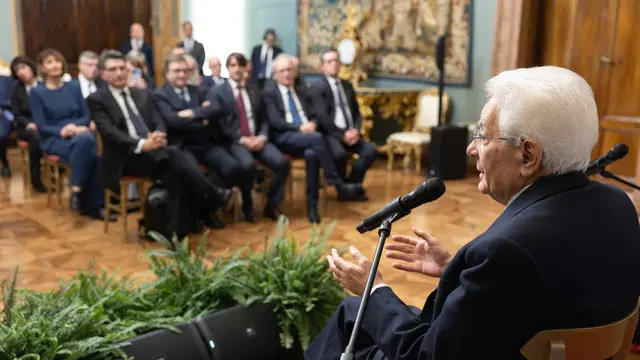 Il Presidente della Repubblica Sergio Mattarella incontra una rappresentanza del mondo delle Cure Palliative (foto di Francesco Ammendola - Ufficio per la Stampa e la Comunicazione della Presidenza della Repubblica)