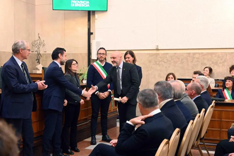 Maestri del Lavoro, premiati in Broletto 34 bresciani