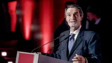 Il presidente di Regione Lombardia Attilio Fontana partecipa alla cerimonia di inaugurazione dell’anno accademico 2024-25 dell’Università Bicocca a Milano, 12 novembre 2024. ANSA/MOURAD BALTI TOUATI