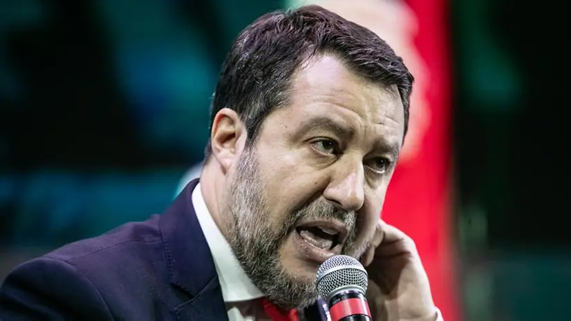 Il ministro delle Infrastrutture e dei Trasporti Matteo Salvini - Foto Ansa © www.giornaledibrescia.it