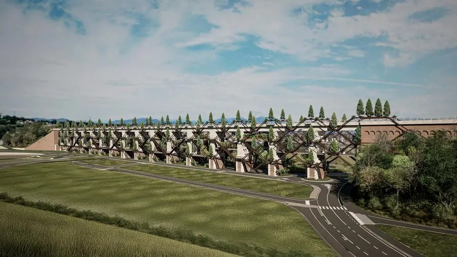 Il progetto immaginato da Holidea per il ponte di Desenzano