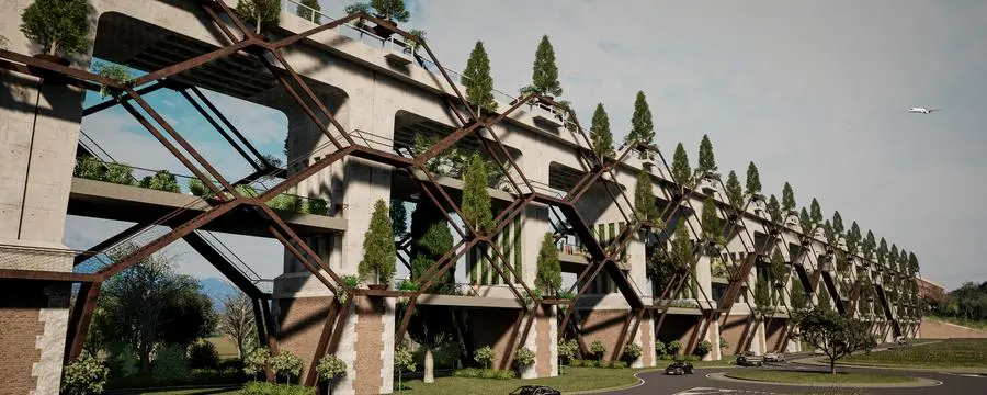 Il progetto immaginato da Holidea per il ponte di Desenzano