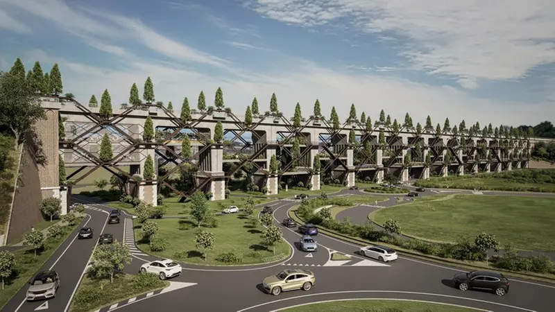 Il progetto immaginato da Holidea per il ponte di Desenzano