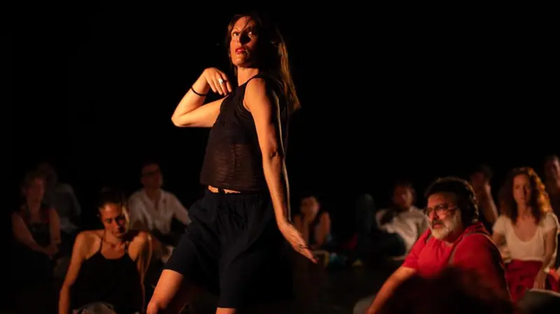 Marta Ciappina in scena - Foto Giuseppe Follacchio