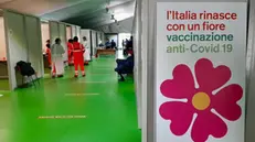 Il centro vaccini di Potenza