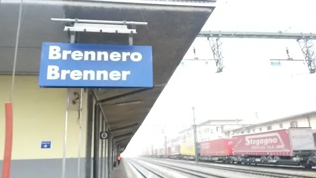 La stazione del Brennero in una immagine del 25 febbraio 2015. ANSA/STEFAN WALLISCH