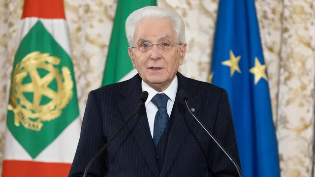 Il Presidente della Repubblica Sergio Mattarella in occasione dell'incontro con i referendari di nuova nomina della Corte dei conti (foto di Francesco Ammendola - Ufficio per la Stampa e la Comunicazione della Presidenza della Repubblica)