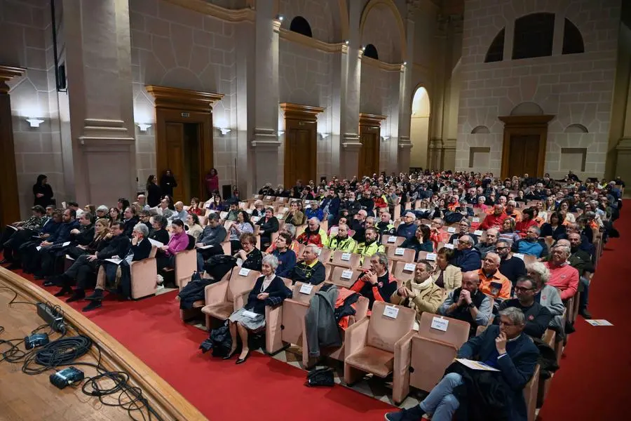 CRONACA BRESCIA AUDITORIUM SAN BARNABA PREMIAZIONI VOLONTARI PER CARINI 05-12-2024 MARCO ORTOGNI NEW EDEN GROUP