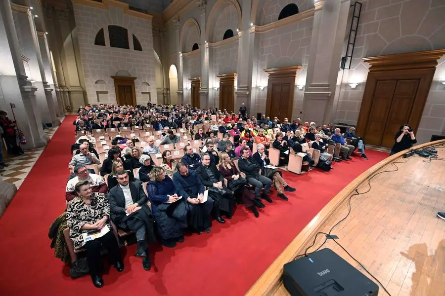 CRONACA BRESCIA AUDITORIUM SAN BARNABA PREMIAZIONI VOLONTARI PER CARINI 05-12-2024 MARCO ORTOGNI NEW EDEN GROUP