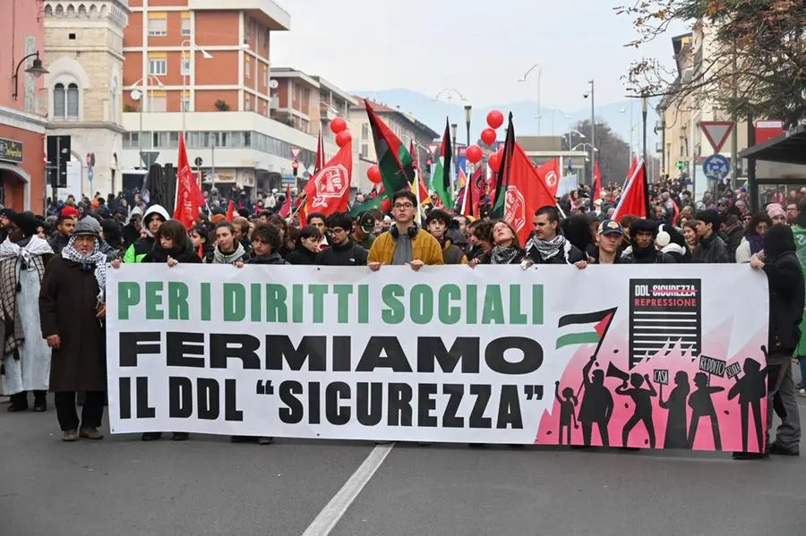 La manifestazione contro il Ddl sicurezza