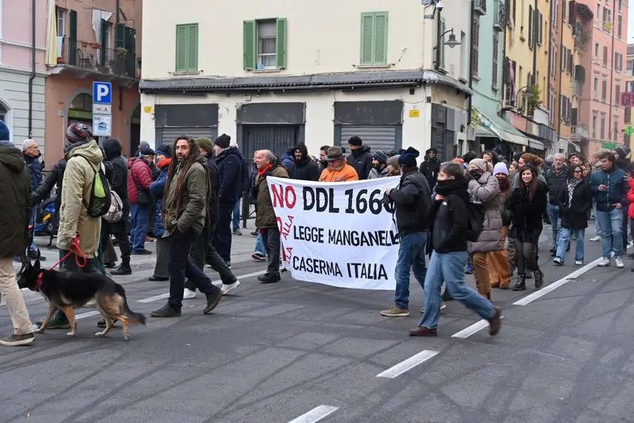 La manifestazione contro il Ddl sicurezza