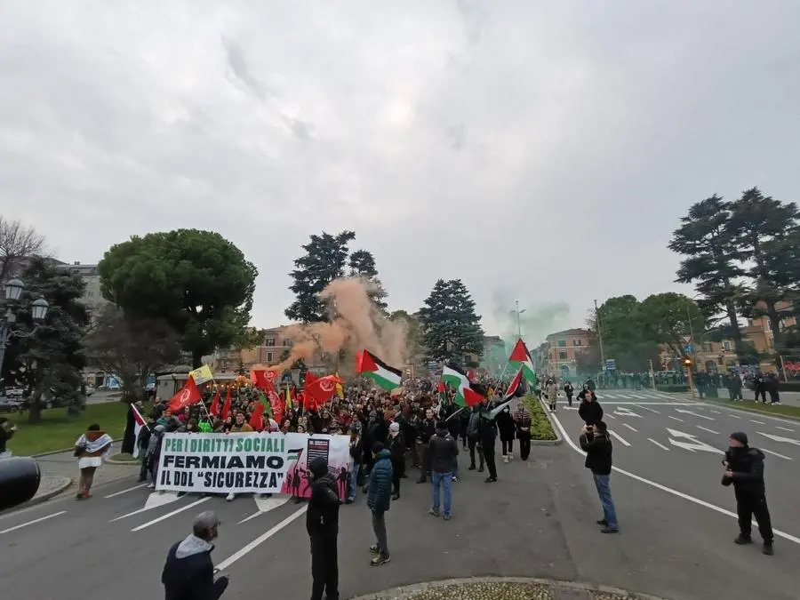 La manifestazione contro il Ddl sicurezza