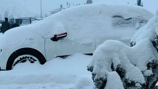 Caduti oltre 10 centimetri di neve - © www.giornaledibrescia.it