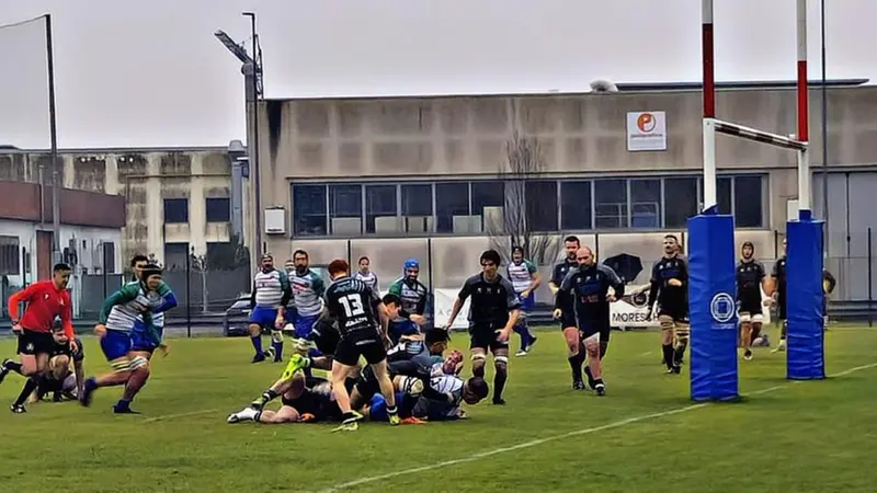 Uno scatto della partita tra Botticino e Lyons