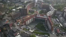 L'ospedale Civile di Brescia dall'alto