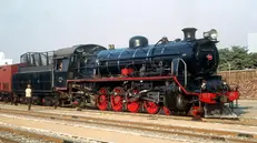 Uno dei treni in viaggio alla stazione di Lobito, in Angola