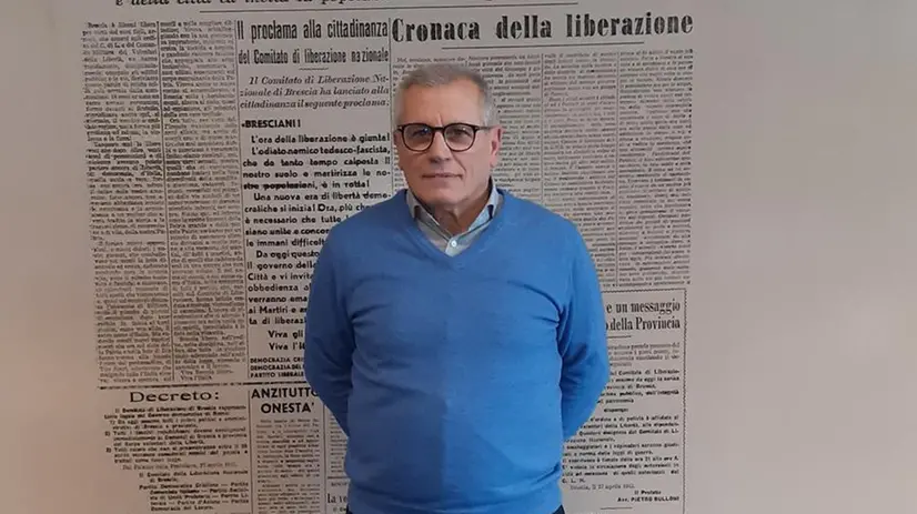 Paolo Zanesi nella sede del Giornale di Brescia - © www.giornaledibrescia.it