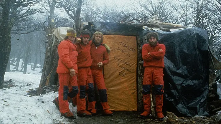Il gruppo di alpinisti che ha scalato il Cerro Torre, in Patagonia, nel 1985 © www.giornaledibrescia.it