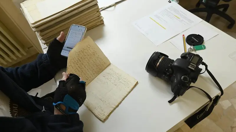La consultazione in archivio di Stato