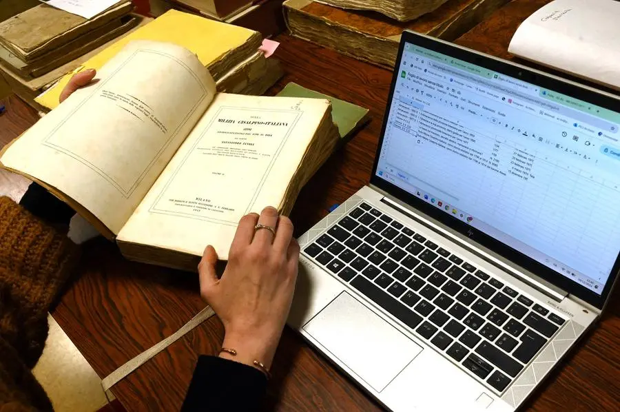 La consultazione in archivio di Stato