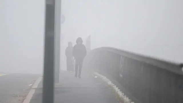 Nebbia a Milano, Milano, 04 Novembre 2024, Ansa/Andrea Fasani,