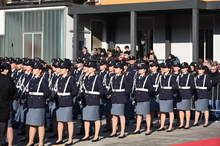 Il giuramento degli allievi agenti della Polizia di Stato