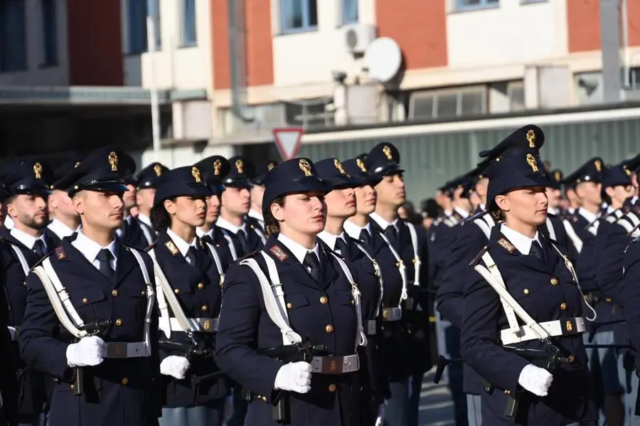 Il giuramento degli allievi agenti della Polizia di Stato