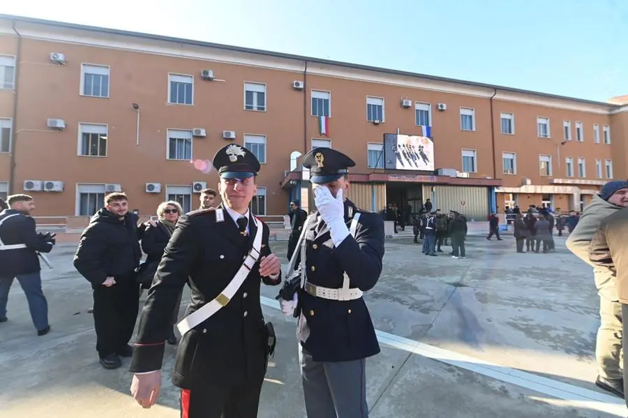 Il giuramento degli allievi agenti della Polizia di Stato