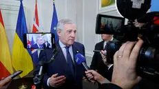 Italian Foreign Minister and Deputy Prime Minister Antonio Tajani during a Foreign Ministerial Meeting at Villa Borsig, Berlin, Germany, 12 December 2024. ANSA/FABIO FRUSTACI