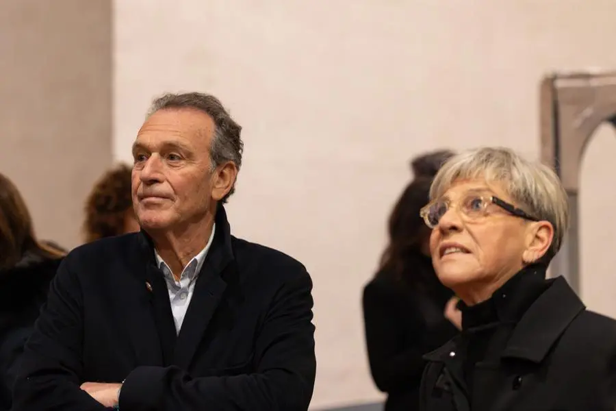 Sport Calcio Serie B Santa Giulia Brescia Alla Vittoria nella foto Massimo Cellino (Brescia Calcio President) Laura Castelletti 12/12/2024 @newreporter