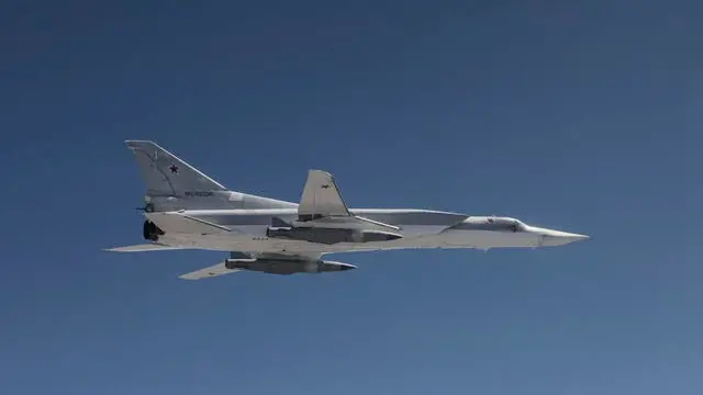 epa11403924 A still image taken from a handout video made available by the Russian Defence Ministry press-service shows a Russian MiG-31 fighter jet carrying a 'Kinzhal' hypersonic missile taking part in the second stage of tactical nuclear drills of Russian and Belarus armed forces at an undisclosed location, 11 June 2024. In accordance with the decision of the President of the Russian Federation, the second stage of the exercise of non-strategic nuclear forces has begun. The exercises are aimed at maintaining the readiness of personnel and equipment of units for the combat use of non-strategic nuclear weapons of Russia and Belarus, the Russian Ministry of Defense said. EPA/RUSSIAN DEFENCE MINISTRY PRESS SERVICE HANDOUT -- MANDATORY CREDIT -- BEST QUALITY AVAILABLE -- HANDOUT EDITORIAL USE ONLY/NO SALES HANDOUT EDITORIAL USE ONLY/NO SALES