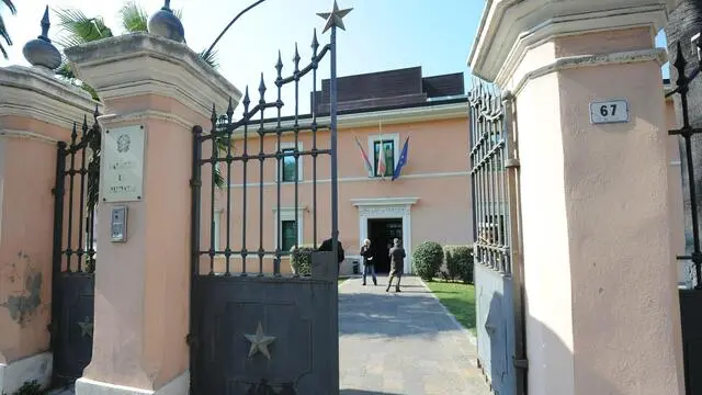 Primi interrogatori al Palazzo di Giustizia di Imperia, dopo l`arresto di Francesco Caltagirone Bellavista, questa mattina 09 marzo 2012 a Imperia. -ANSA/LUCA ZENNARO-