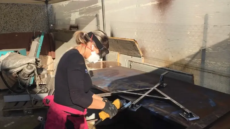 Erika Tessarolo in azienda a Manerba