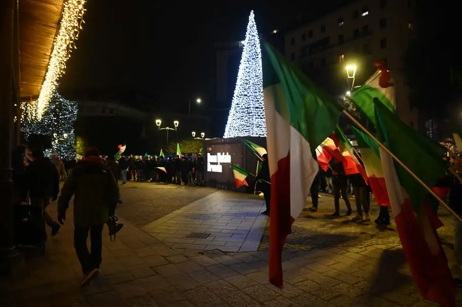 Il corteo Difendi Brescia