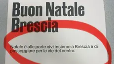 La frase «incriminata» sui bigliettini di Natale della Loggia