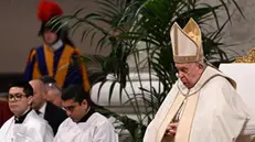 Pope Francis presides over the mass for Our Lady of Guadalupe in St. Peter's Basilica at the Vatican, 12 December 2024 ANSA/MAURIZIO BRAMBATTI