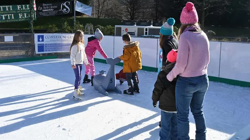 La pista di pattinaggio di Gardone Valtrompia