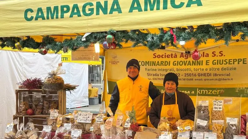Il mercato Campagna Amica in piazza Vittoria