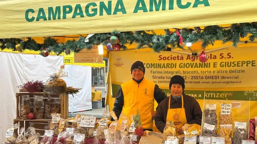 Il mercato Campagna Amica in piazza Vittoria