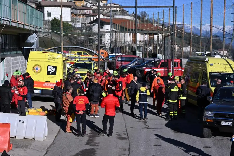 Il campo base per il recupero di Ottavia Piana