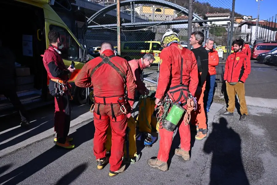 Il campo base per il recupero di Ottavia Piana